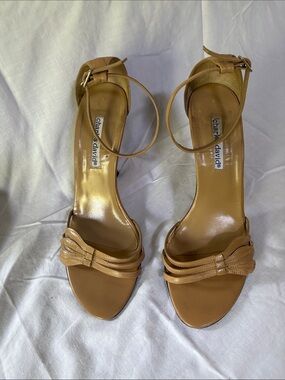 Charles David Nude Strappy Sandals